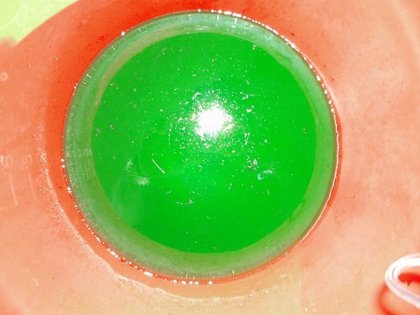 Coolant looks clean, I used 90:10 mix