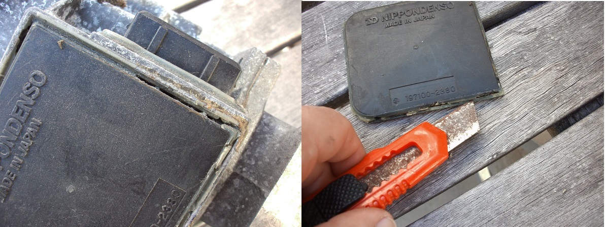 Open seam, cleaning gap