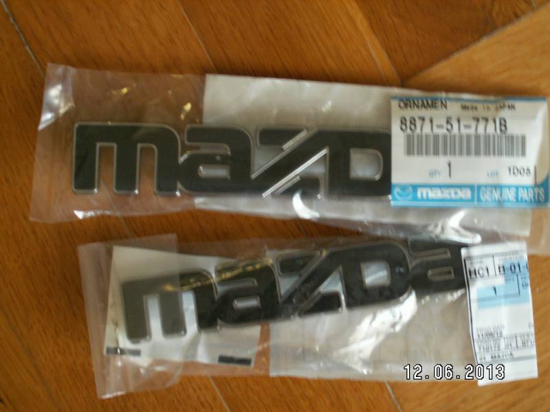 New front a rear badges