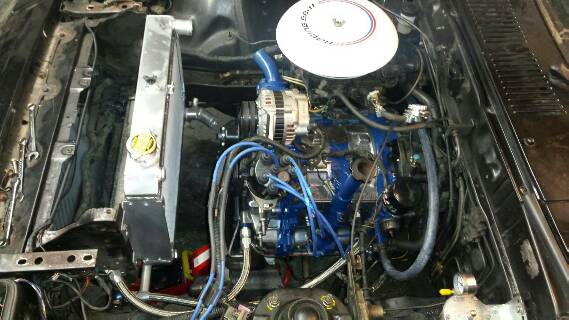 Engine installed and generally ready for first start
