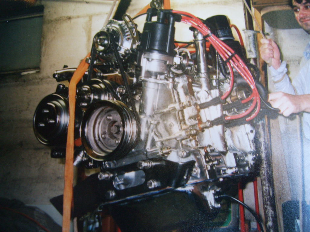 the new chromed engine