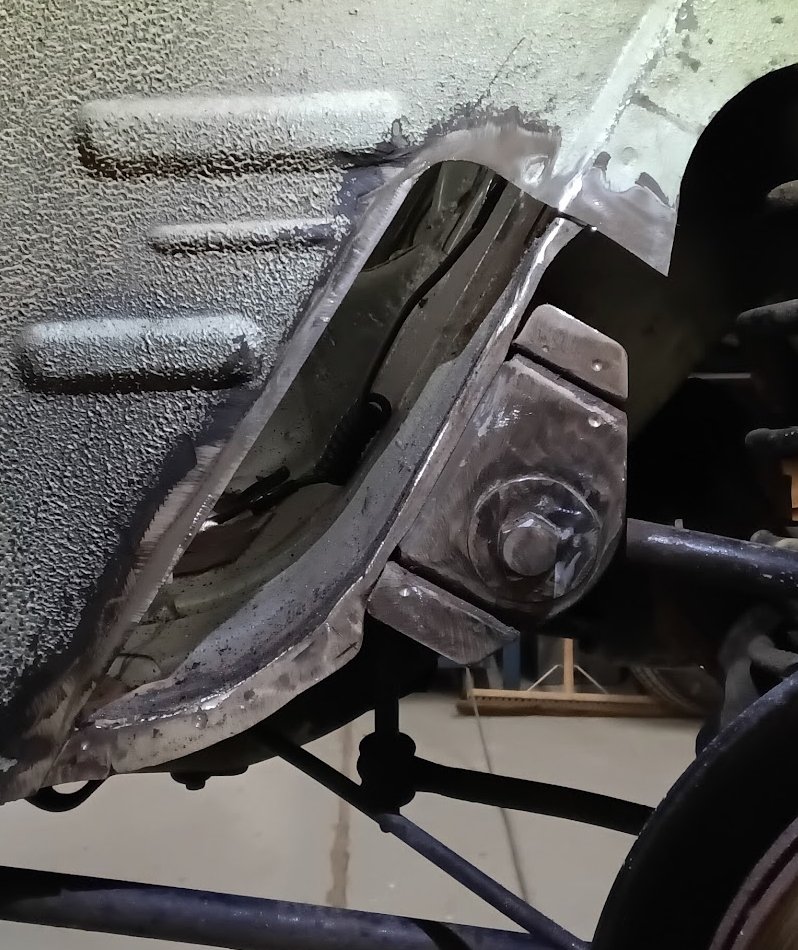 N/S rot removed outside