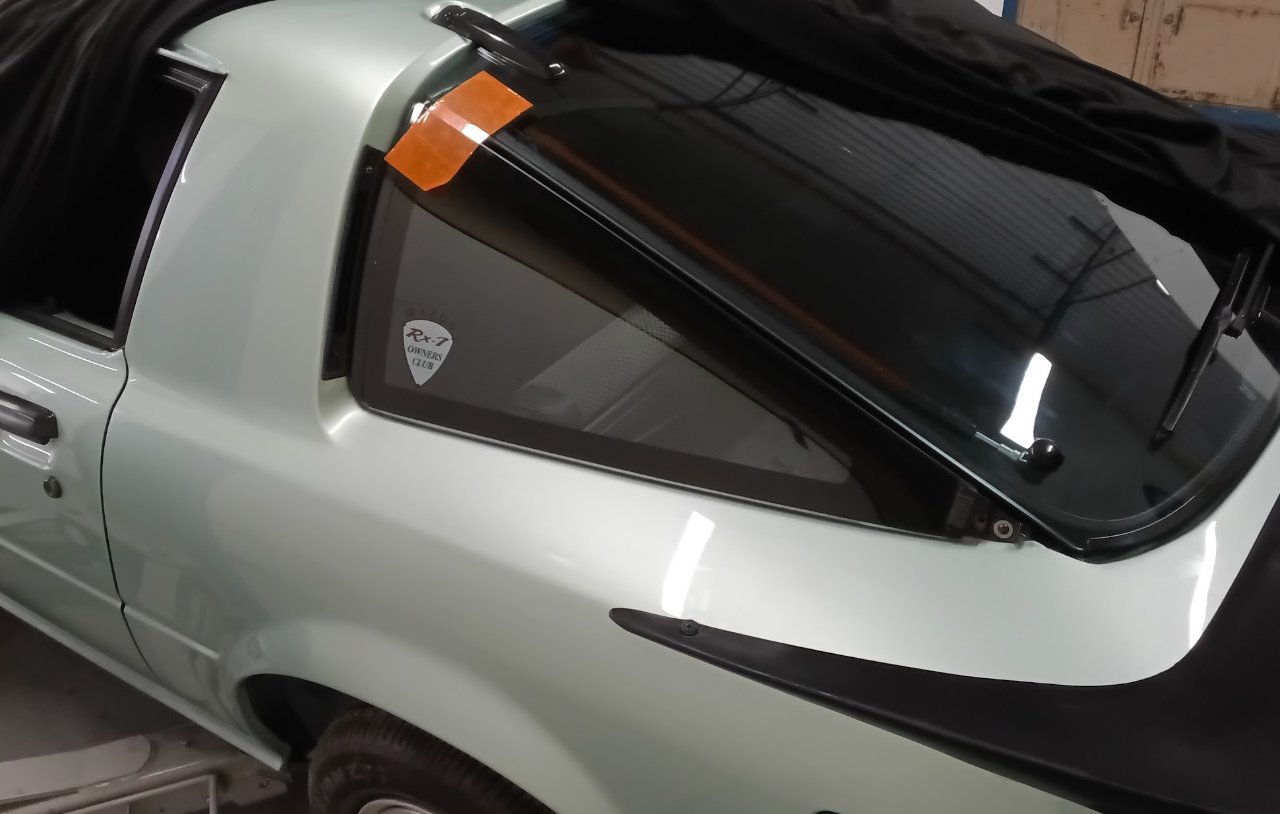 Nearside rear window